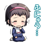 Yuka LINE sticker for Android/iOS drawn by Sakuya Kamishiro