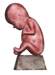 High quality art of the baby statue from Charafre.
