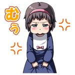 Yuka LINE sticker for Android/iOS drawn by Sakuya Kamishiro