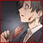 The Steam icon for the achievement "Amazaki Antiquary", depicting Makoto Nagareyama. Drawn by @isaaki_virion on Twitter.