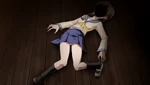The fake Mayu falls onto the ground