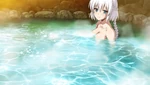 Kuon in the hot spring