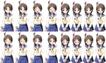 Mayu's character portraits