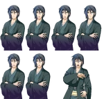 Kou's character portraits