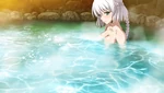 Kuon in the hot spring