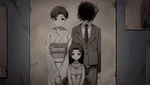 The Sachiko family photo with the man's face scribbled