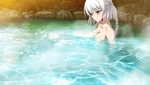 Kuon in the hot spring