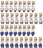 Azusa's character portraits