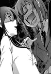 Darkened Naho talking to Ayumi