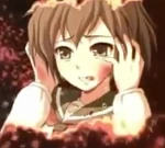 Tohko fading away as seen in the opening