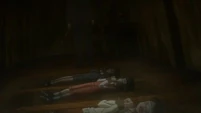 Ryou, Tokiko, and Yuki on the floor, while Yoshikazu approaches them.