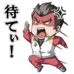 Mikio LINE sticker for Android/iOS drawn by Sakuya Kamishiro