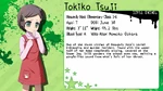 Tokiko Tsuji's personal data (English)
