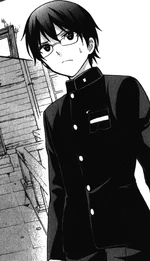 Sakutaro looking worried