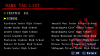Name Tag List.