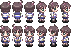Mayu's sprite sheet (3DS)