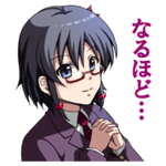 Naho sticker for Android/iOS drawn by Sakuya Kamishiro.