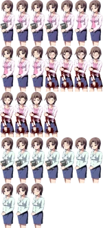 Yui's character portraits