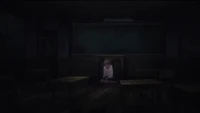 Yui's desolation in a classroom