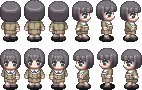 Chihaya's sprite sheet