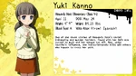 Yuki Kanno's personal data (English)