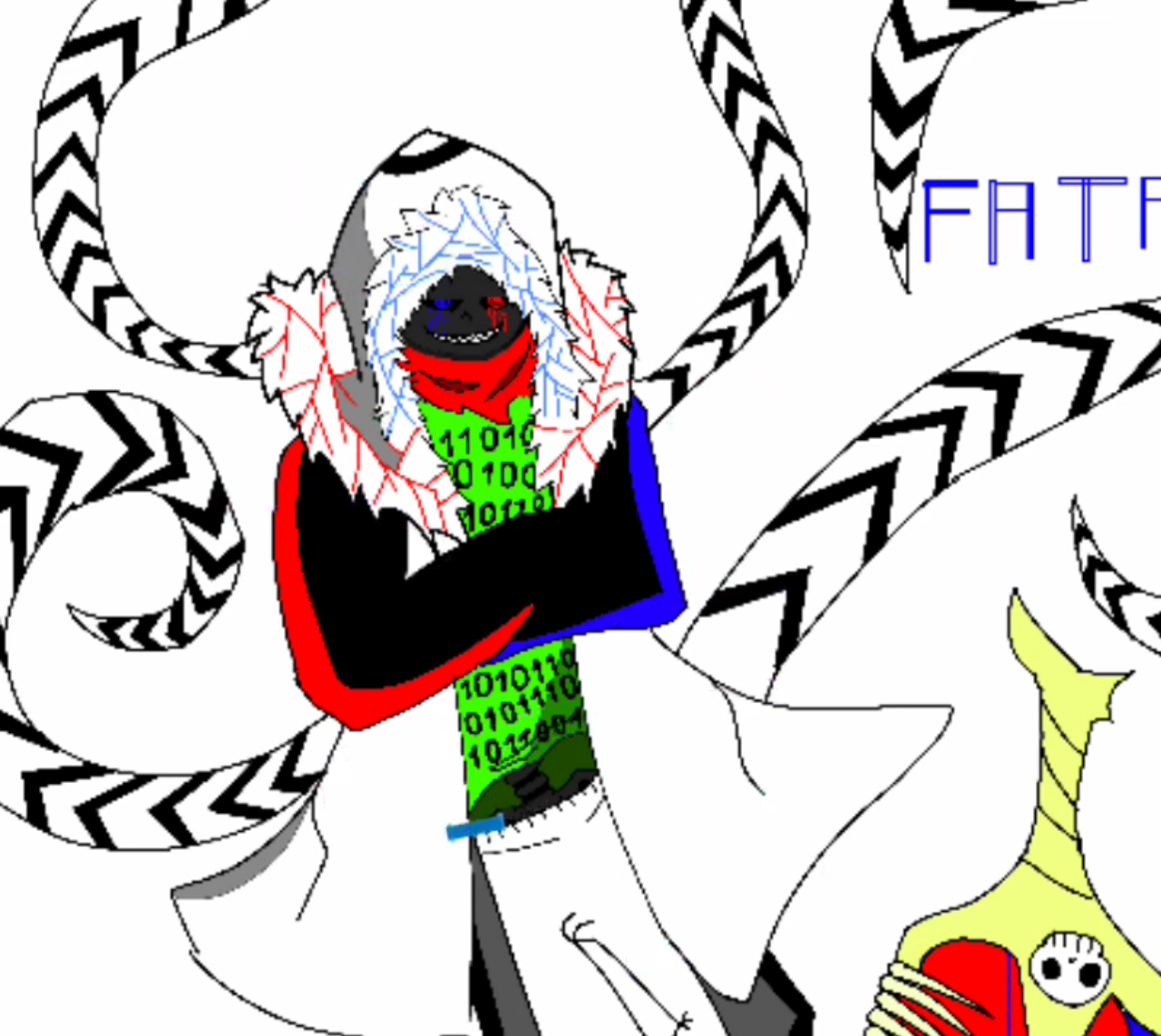 Fatal Chaos Sans Vs Fatal Error Sans #Underverse #EtherZeroverse #Fata