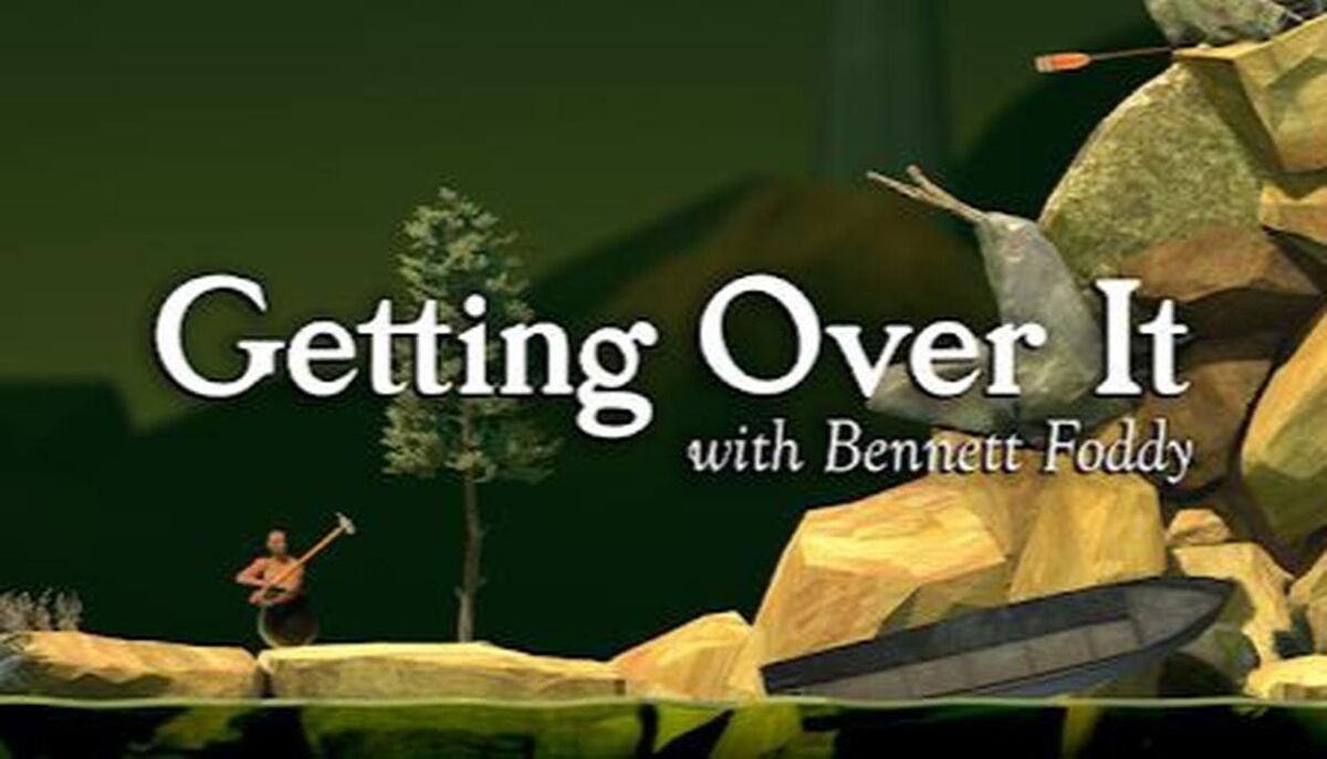 Getting Over It with Bennett Foddy Gameplay -- Enjoy My Frustration 