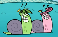 Cosmo und Wanda als Schnecken