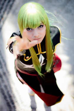 Anime Code Geass: Lelouch of the Rebellion Cosplay C.C. Cosplay