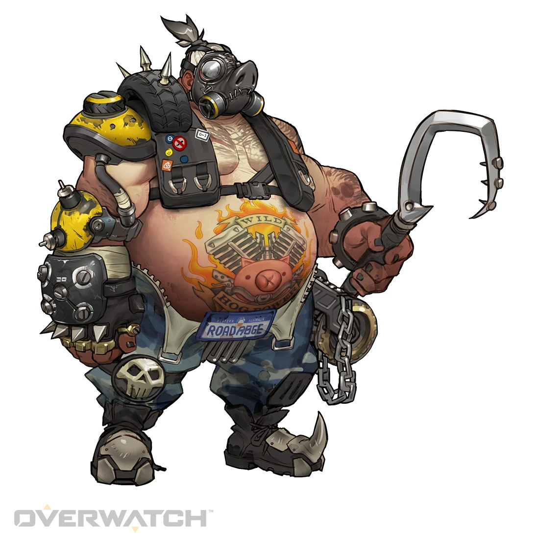 (未使用･未開封品)　Overwatch - Roadhog 6 6k88evb sddefault.jpg
