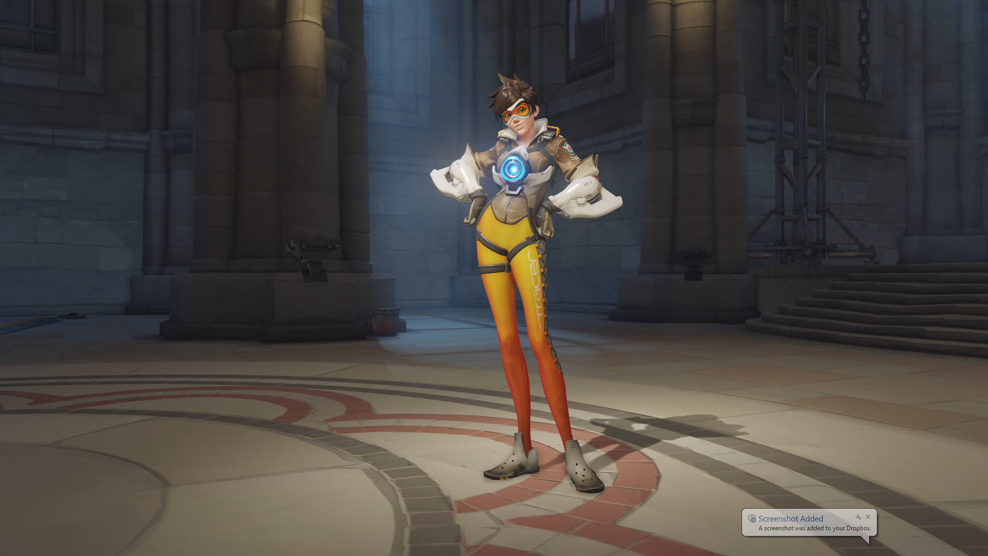 Overwatch Tracer Costume Graffiti Skin