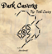 Dark caverns map