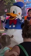 Donald Duck at the Disney Jr. Let's Play Concert during D23 Day in 2024