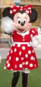 Minnie mouse costume head top