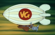Von Goosweing's dirigible. His symbol looks like that of 'Danger Mouse' (1981)
