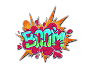 Csgo sticker boom glitter