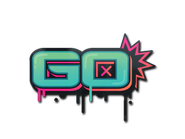 Csgo sticker go paper
