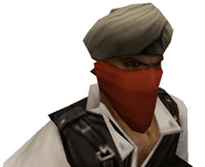 Turban con pañuelo naranjo