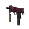 MAC-10-Red-Filigree