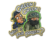 Csgo sticker green problem paper
