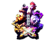 Csgo sticker ten years foil