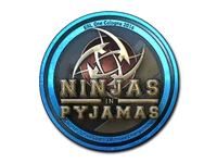 Ninjas in Pyjamas (металлическая)
