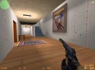 El interior de la mansion en la puerta principal