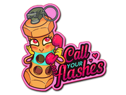 Csgo sticker call your flashes paper