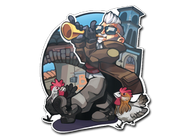 Csgo sticker chicken whisperer paper