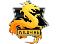 Значок кейса «Дикое пламя»