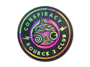 Csgo sticker conspiracy club holo