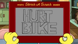 Hurt Bike title card