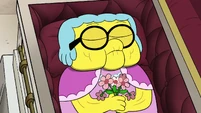 Gramma in the casket playing dead.png (1.44 MB) April Fool