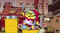 Gramma with her sword during Shortstober.png (1.44 MB) Shortstober